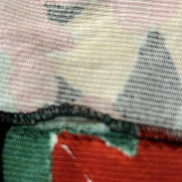 Zara Red and Green Patterned Skirt - Picture 16 of 16